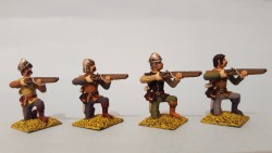 militia arqubusier kneeling firing singles